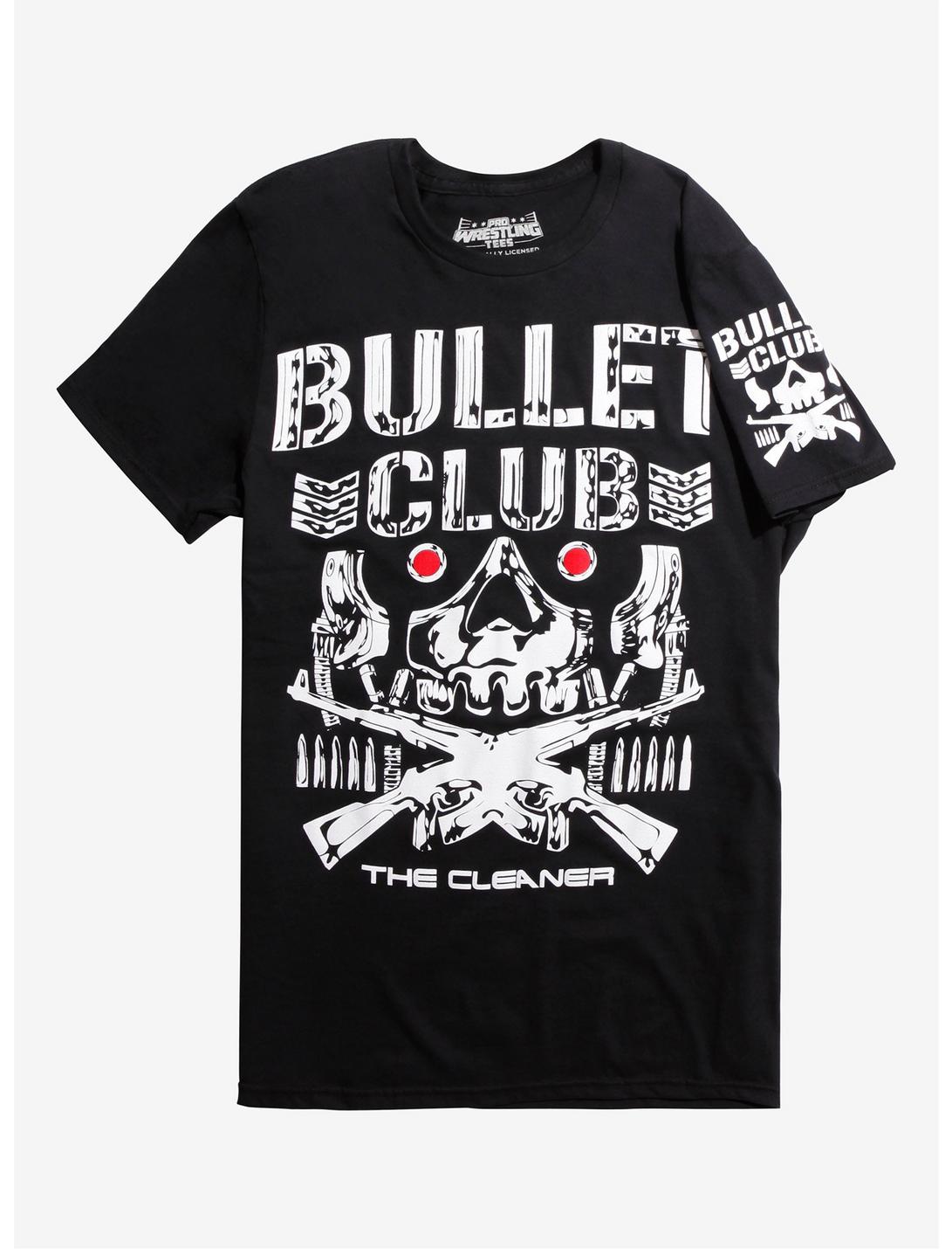 New Japan Pro-Wrestling Bullet Club Kenny Omega Bone Droid T-Shirt, BLACK, hi-res