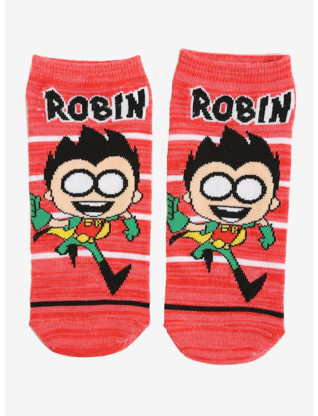 Teen Titans Go! Robin No-Show Socks, , hi-res