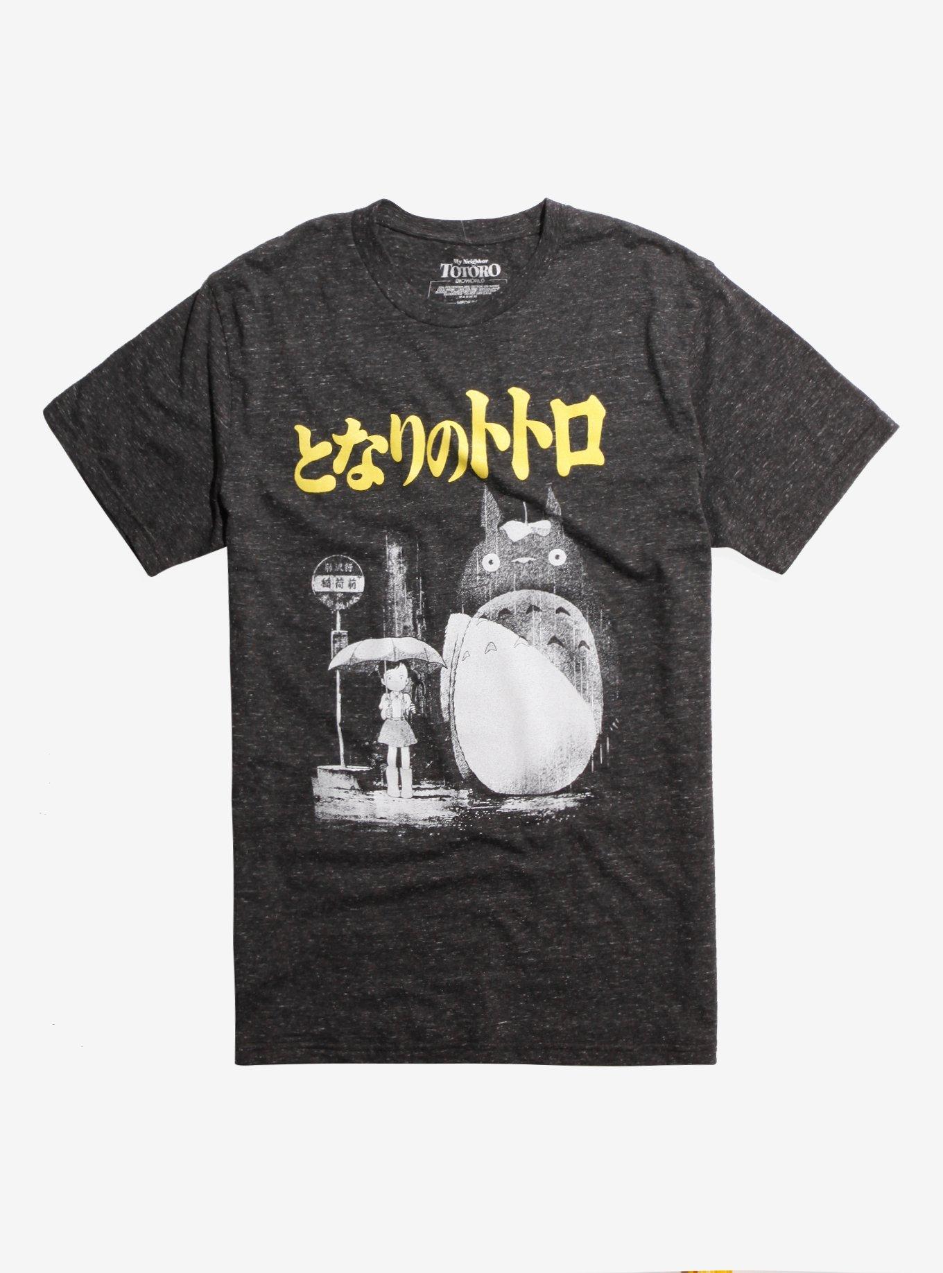 Studio Ghibli My Neighbor Totoro Bus Stop T-Shirt, GREY, hi-res