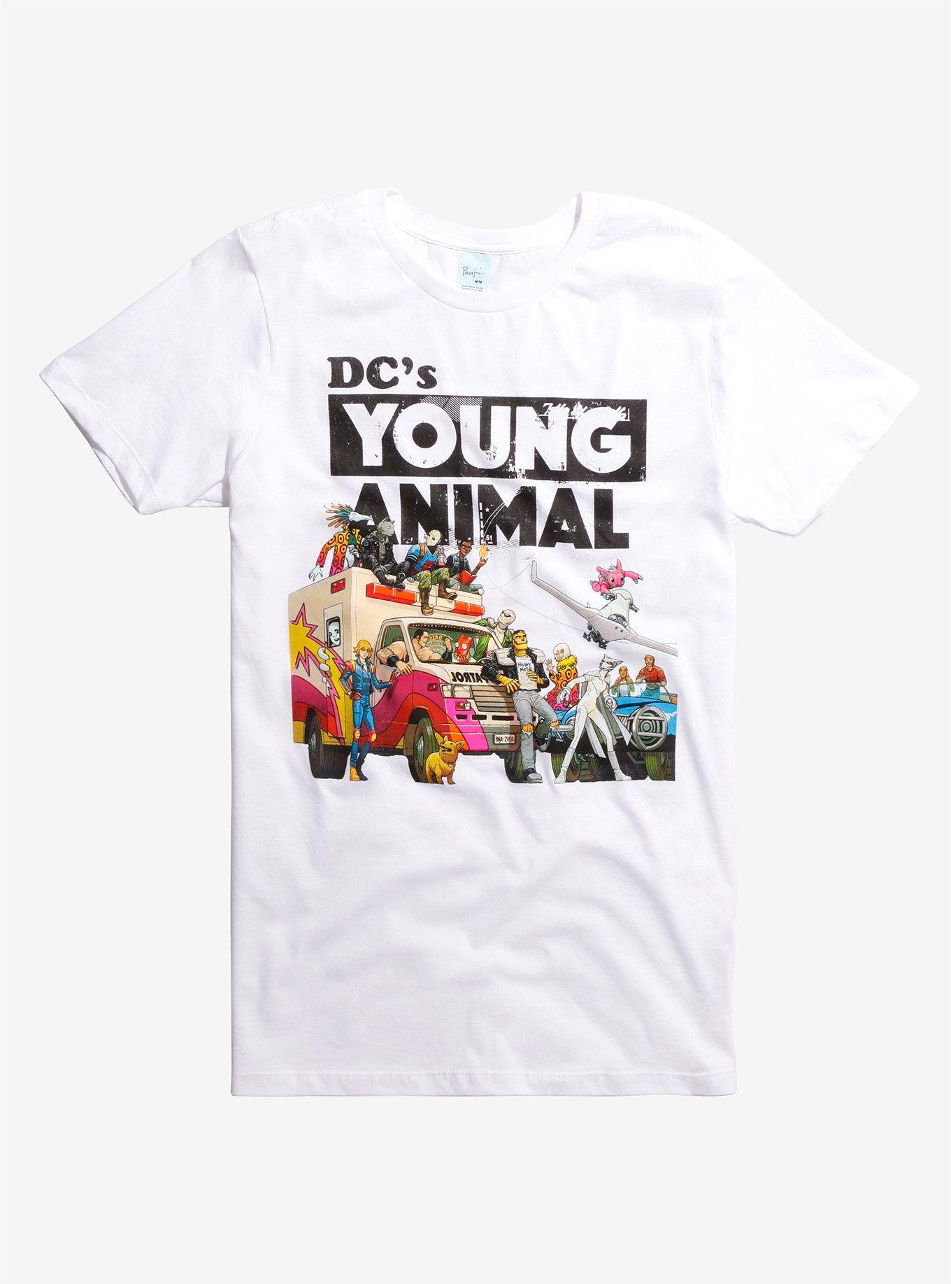 DC's Young Animal Mixtape T-Shirt, WHITE, hi-res