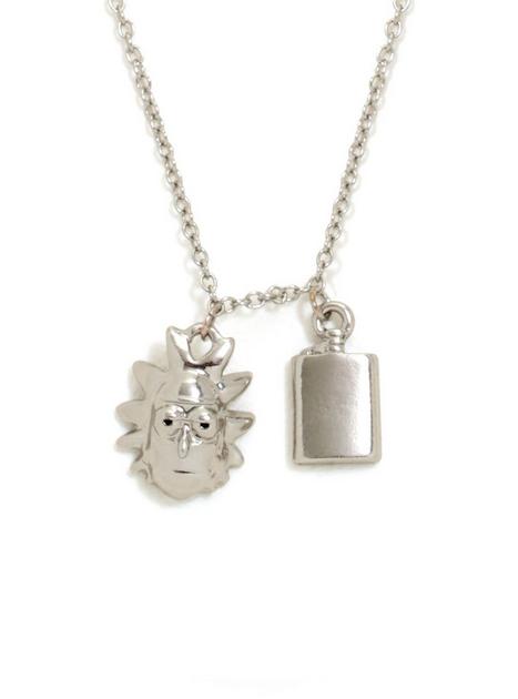 Rick And Morty Rick Flask Necklace | Hot Topic