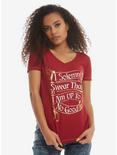 Harry Potter Solemnly Swear Foil Girls T-Shirt, RED, hi-res
