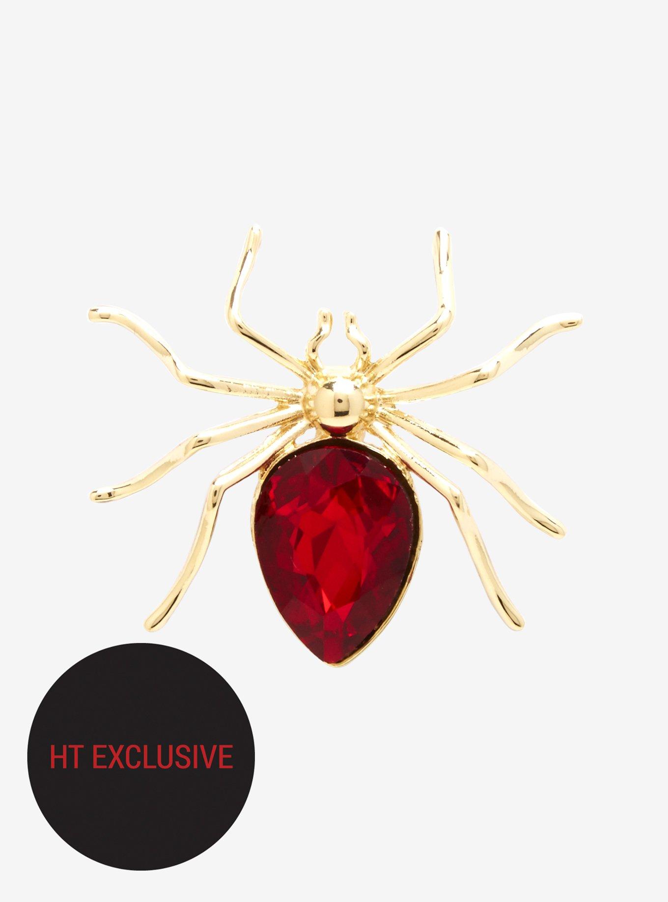 Riverdale Cheryl Blossom Spider Brooch Hot Topic Exclusive, , hi-res