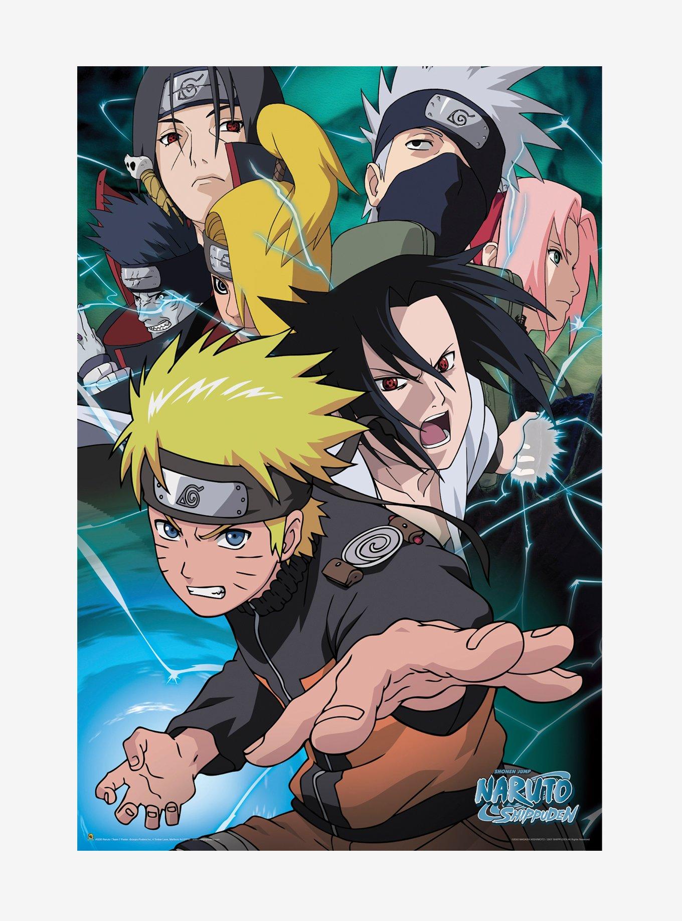 Naruto Shippuden Characters Anime Poster – My Hot Posters