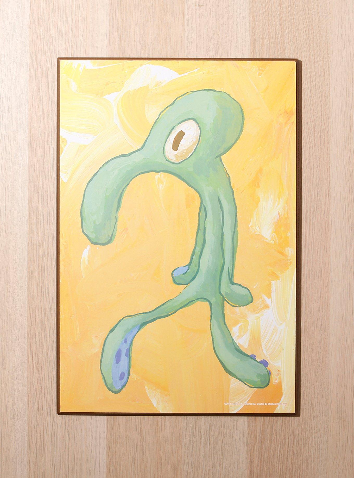 SpongeBob SquarePants Squidward Bold And Brash Wood Wall Art, , hi-res