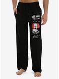 IT Pennywise Derry County Fair Pennywise Guys Pajama Pants, BLACK, hi-res