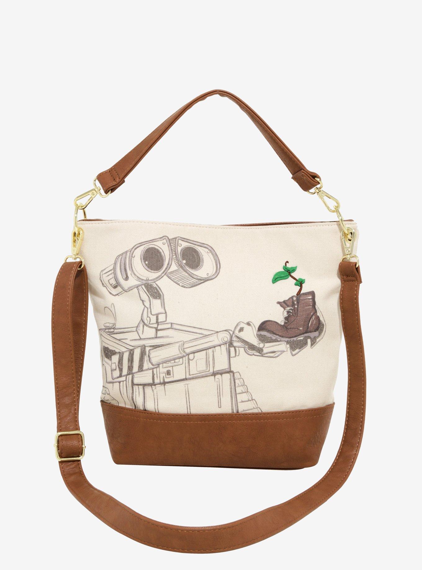 Loungefly Disney Pixar WALL-E Sketch Boot Crossbody Bag