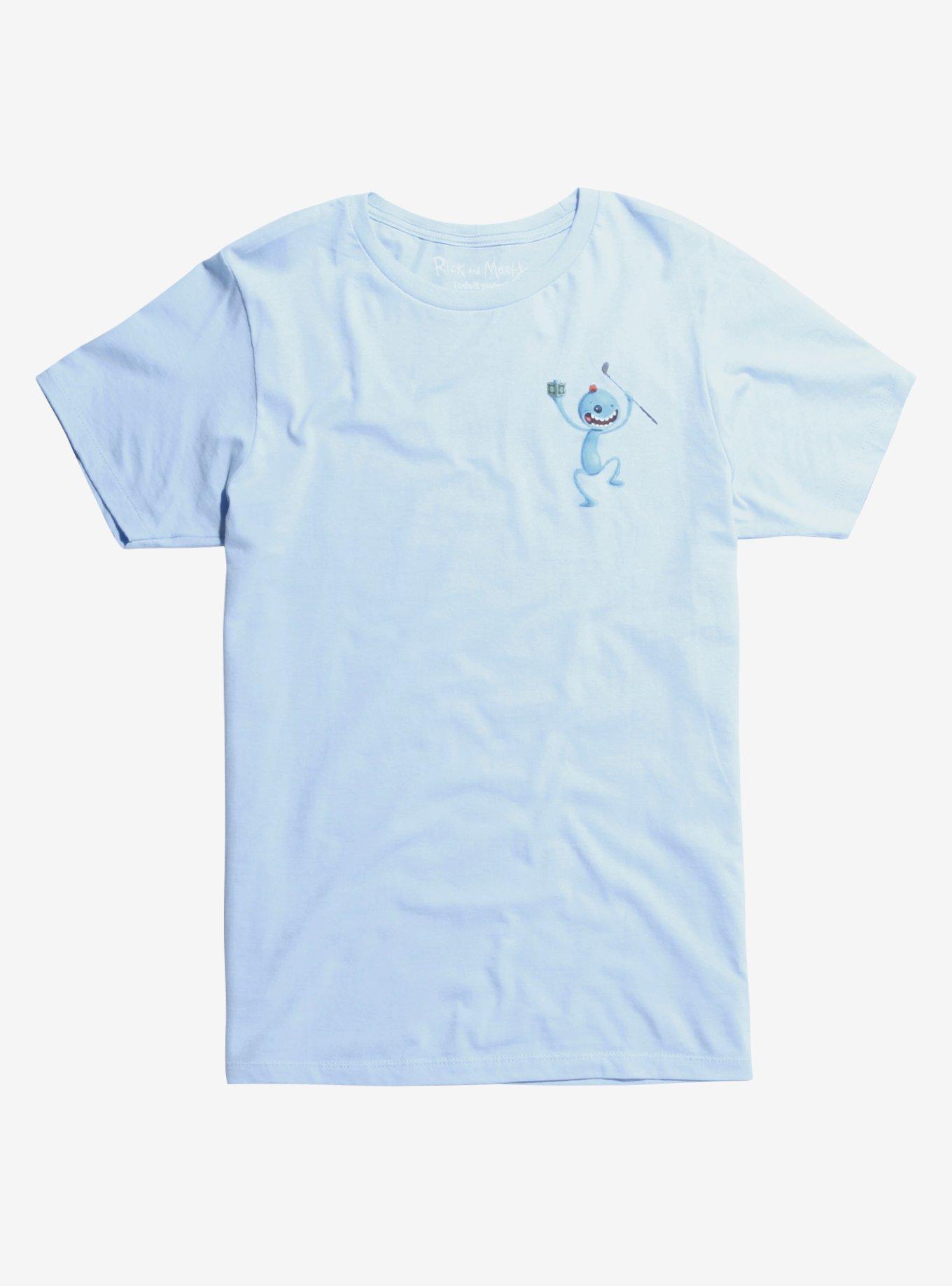 Rick And Morty Mr. Meeseeks T-Shirt, BLUE, hi-res