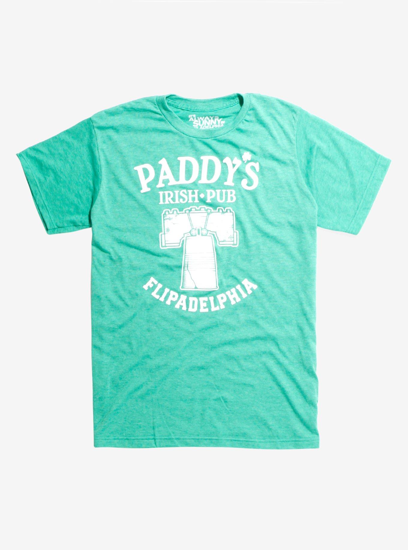It's Always Sunny In Philadelphia Paddy's Irish Pub T-Shirt, GREEN, hi-res