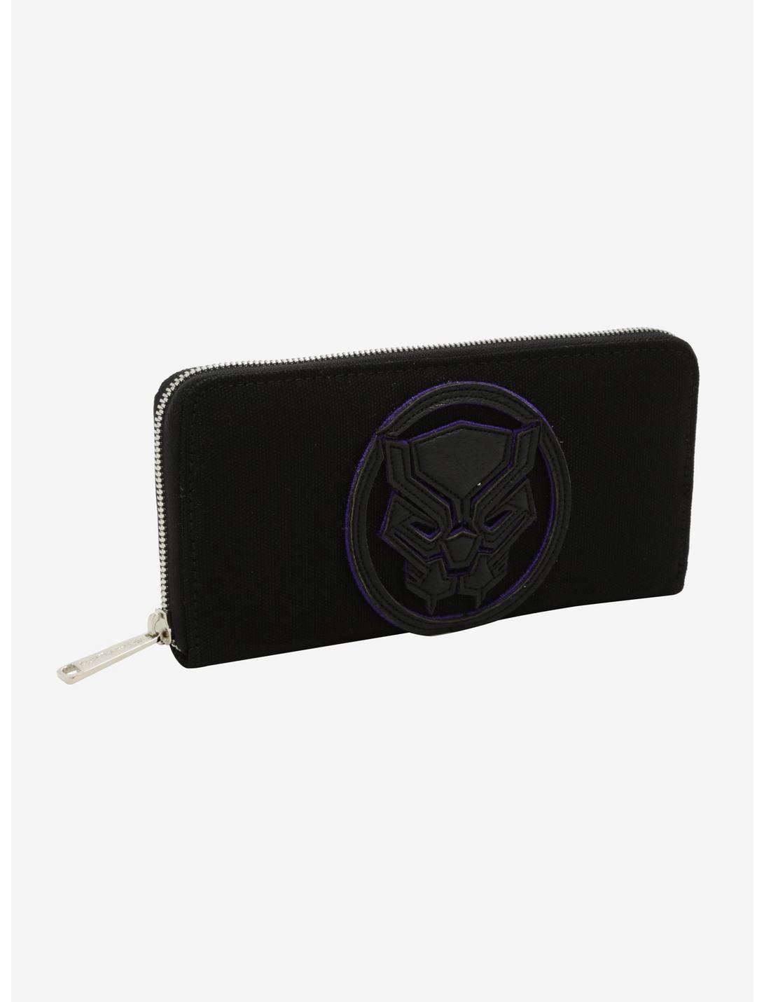 Loungefly Marvel Black Panther Zip Wallet - BoxLunch Exclusive, , hi-res