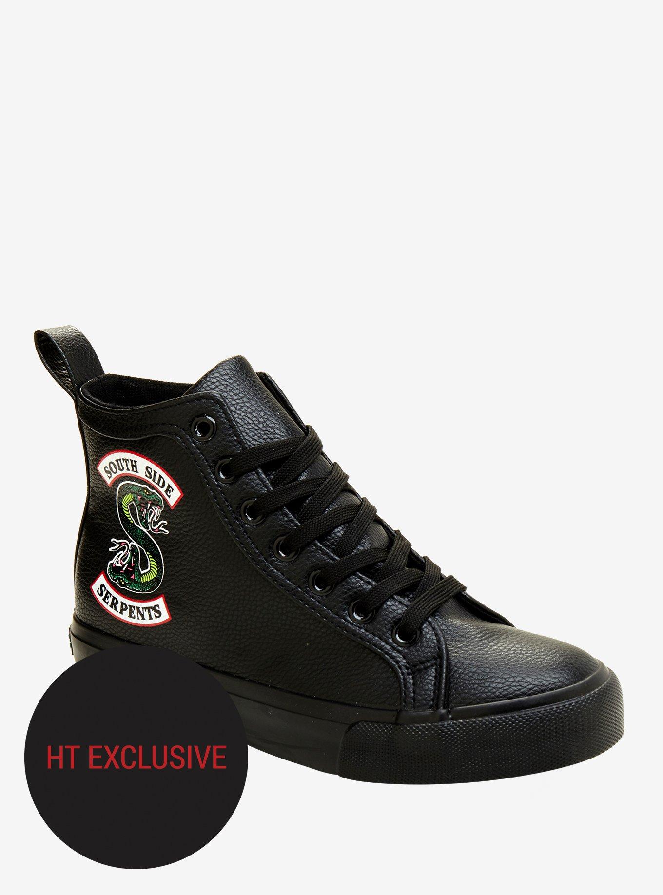 Riverdale Southside Serpents PU Hi-Top Sneakers Hot Topic Exclusive, MULTI, hi-res