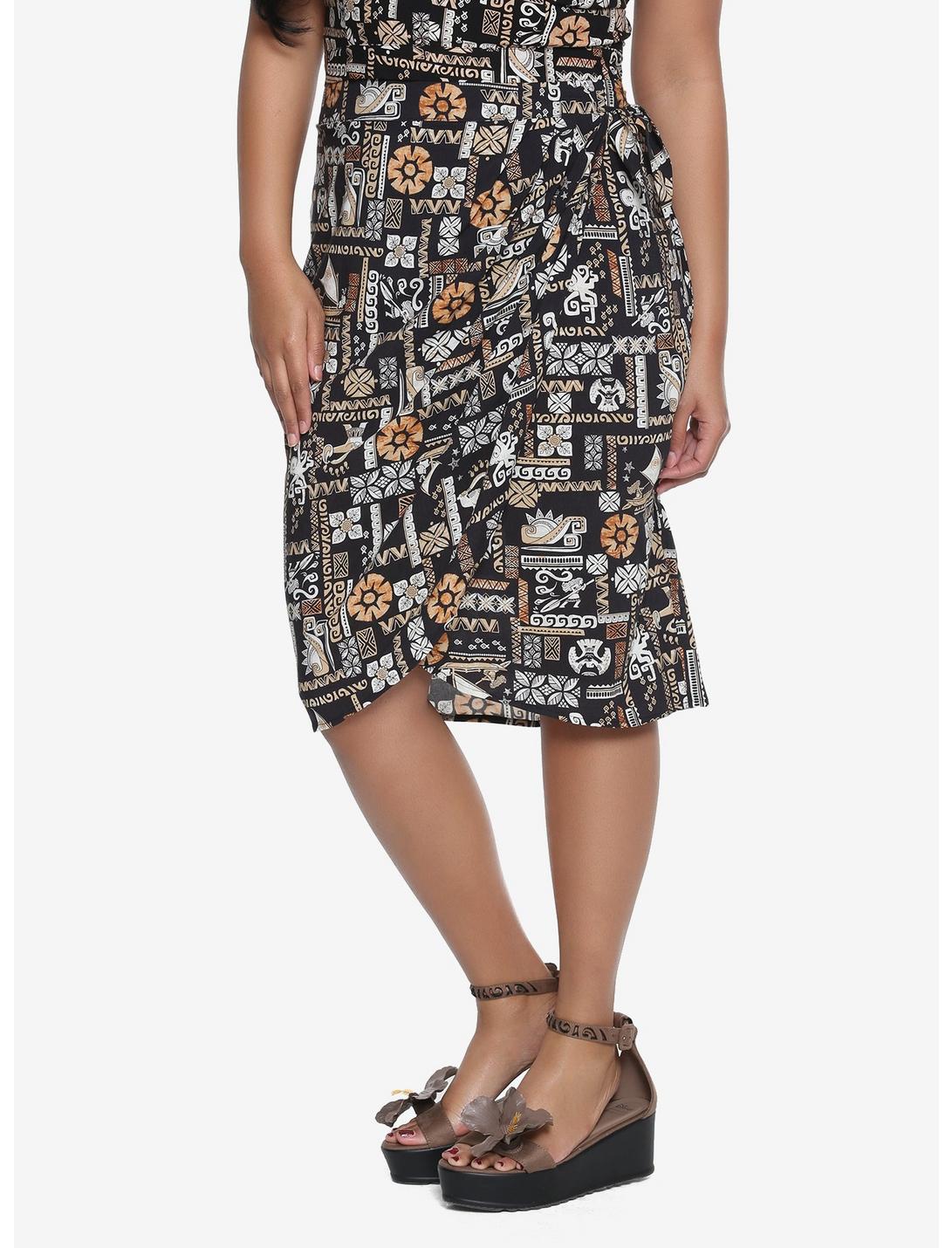 Disney Moana Retro Wrap Skirt Plus Size, MULTI, hi-res