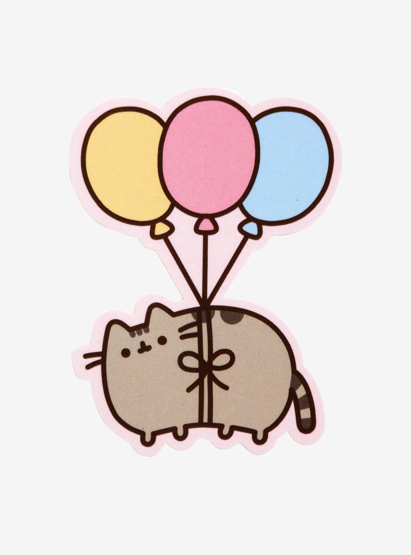 Pusheen Balloon Sticker, , hi-res