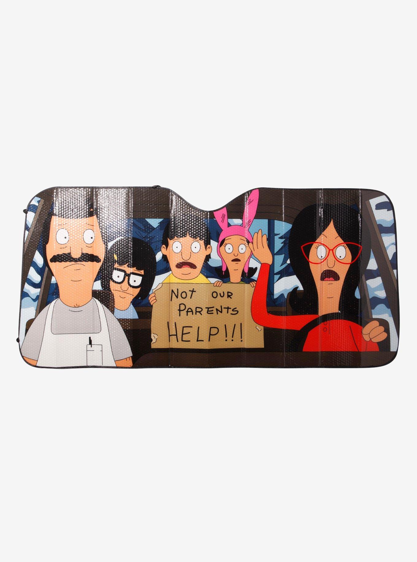 Bob's Burgers Help Accordion Sunshade, , hi-res