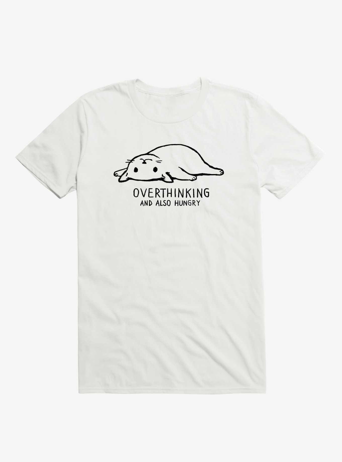 Overthinking Cat T-Shirt By Fox Shiver, , hi-res