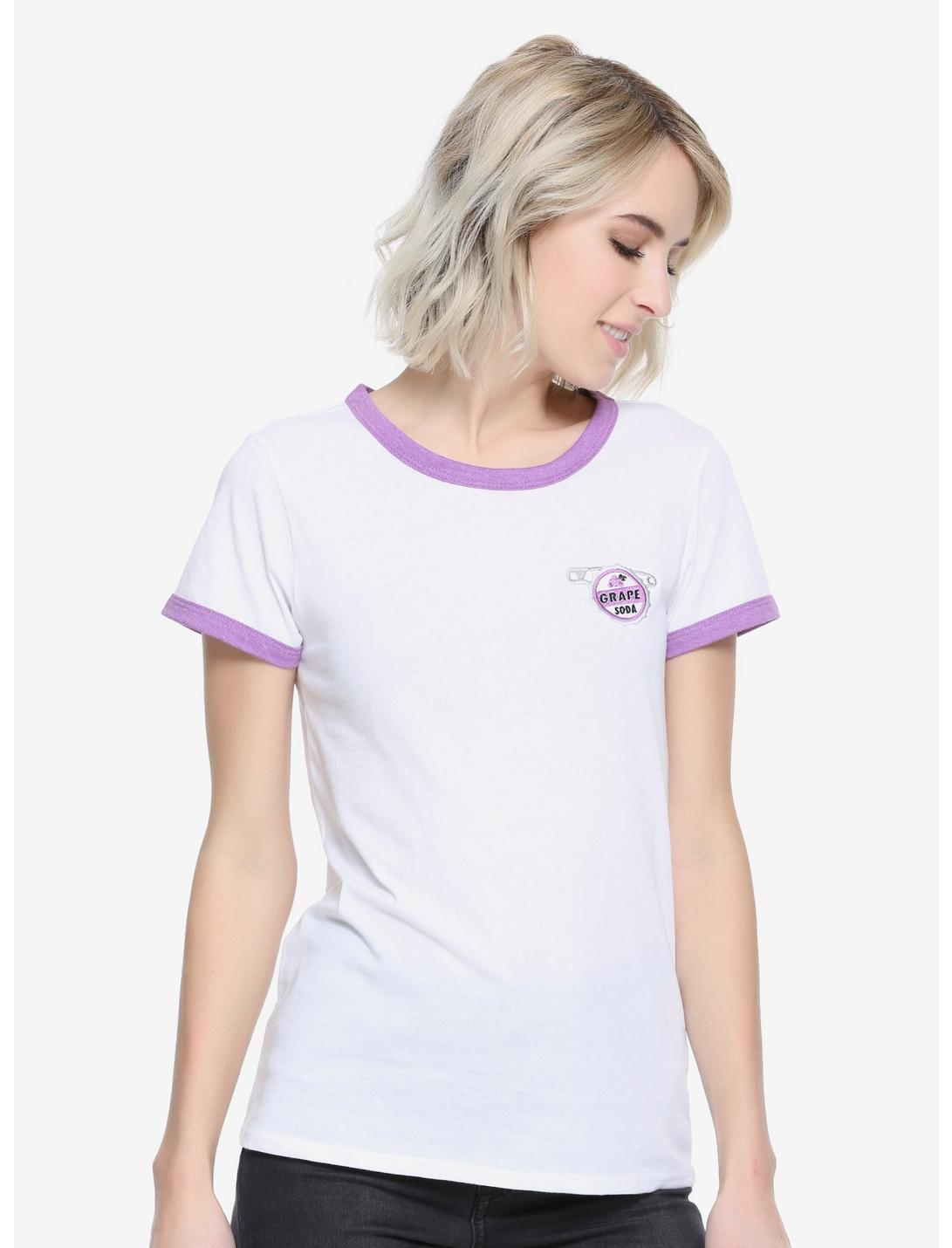 Disney Up Grape Soda Girls Ringer T-Shirt, PURPLE, hi-res