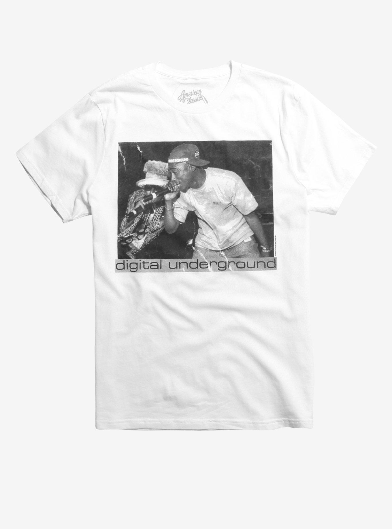 Digital Underground Shock G & Tupac T-Shirt, WHITE, hi-res