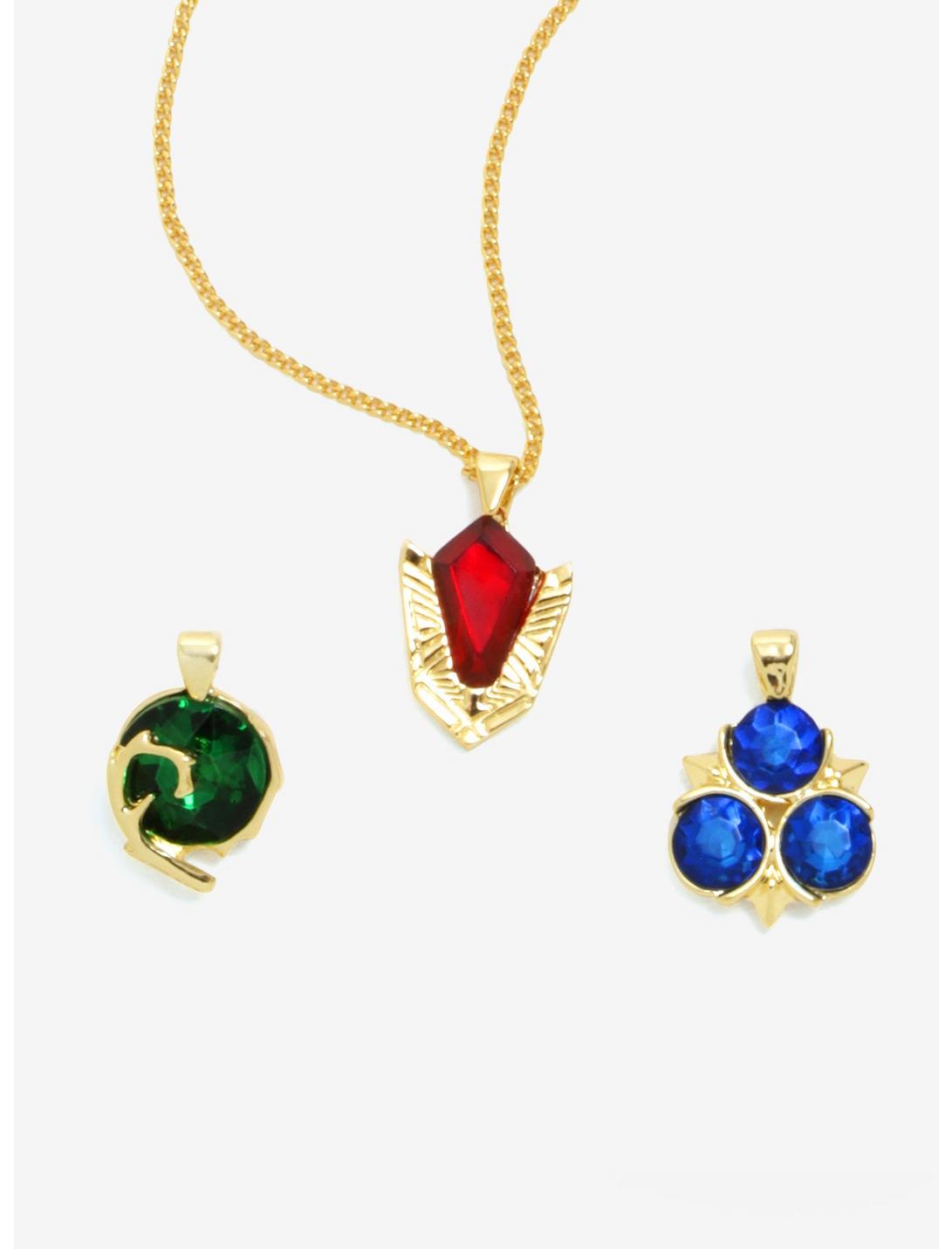 Nintendo The Legend Of Zelda Multi-Charm Stone Necklace - BoxLunch Exclusive, , hi-res