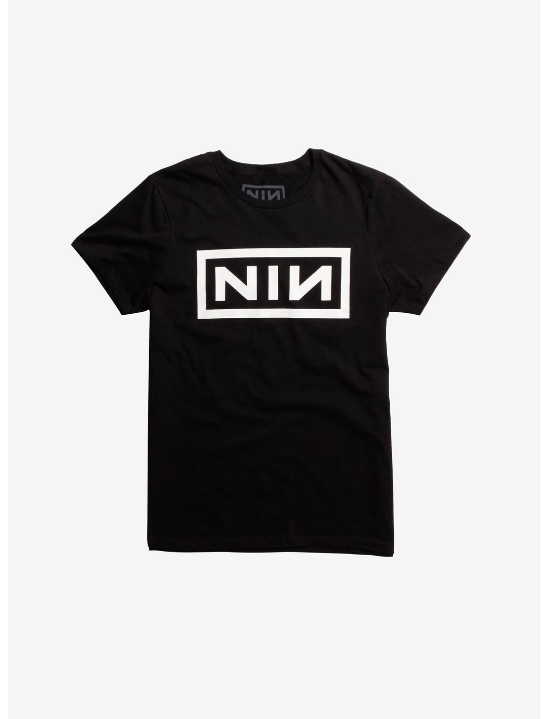 Nine Inch Nails Logo T-Shirt, BLACK, hi-res