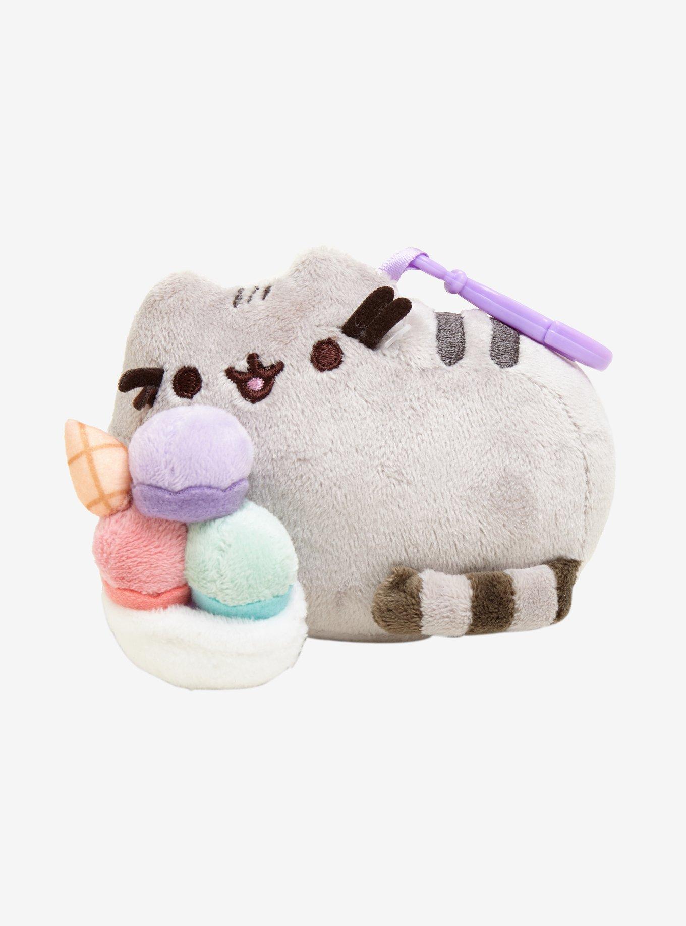 Pusheen Ice Cream Sundae Clip-On Plush, , hi-res