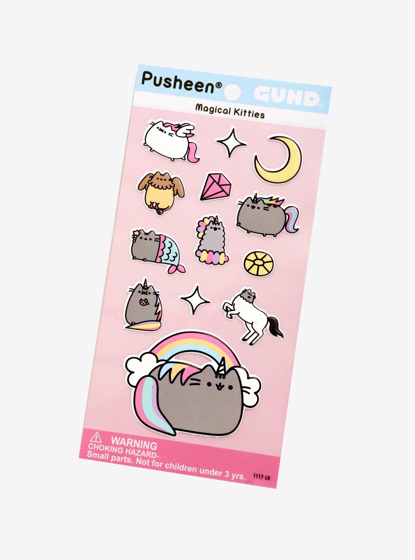 Pusheen the Cat Magical Kitty Puffy Stickers