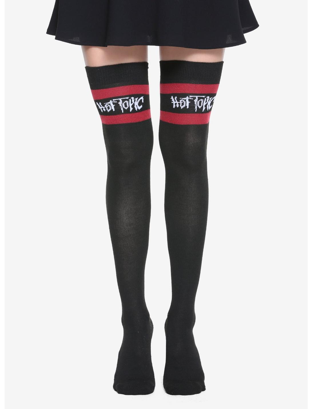 Hot Topic Over-The-Knee Socks, , hi-res