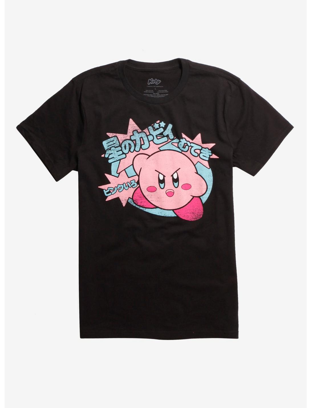 Kirby Kanji T-Shirt, BLACK, hi-res
