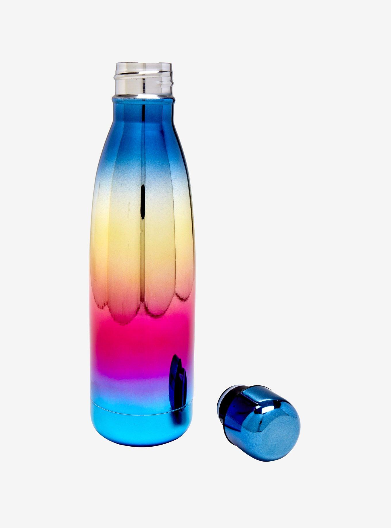 Metallic Rainbow Stainless Steel Water Bottle, , hi-res