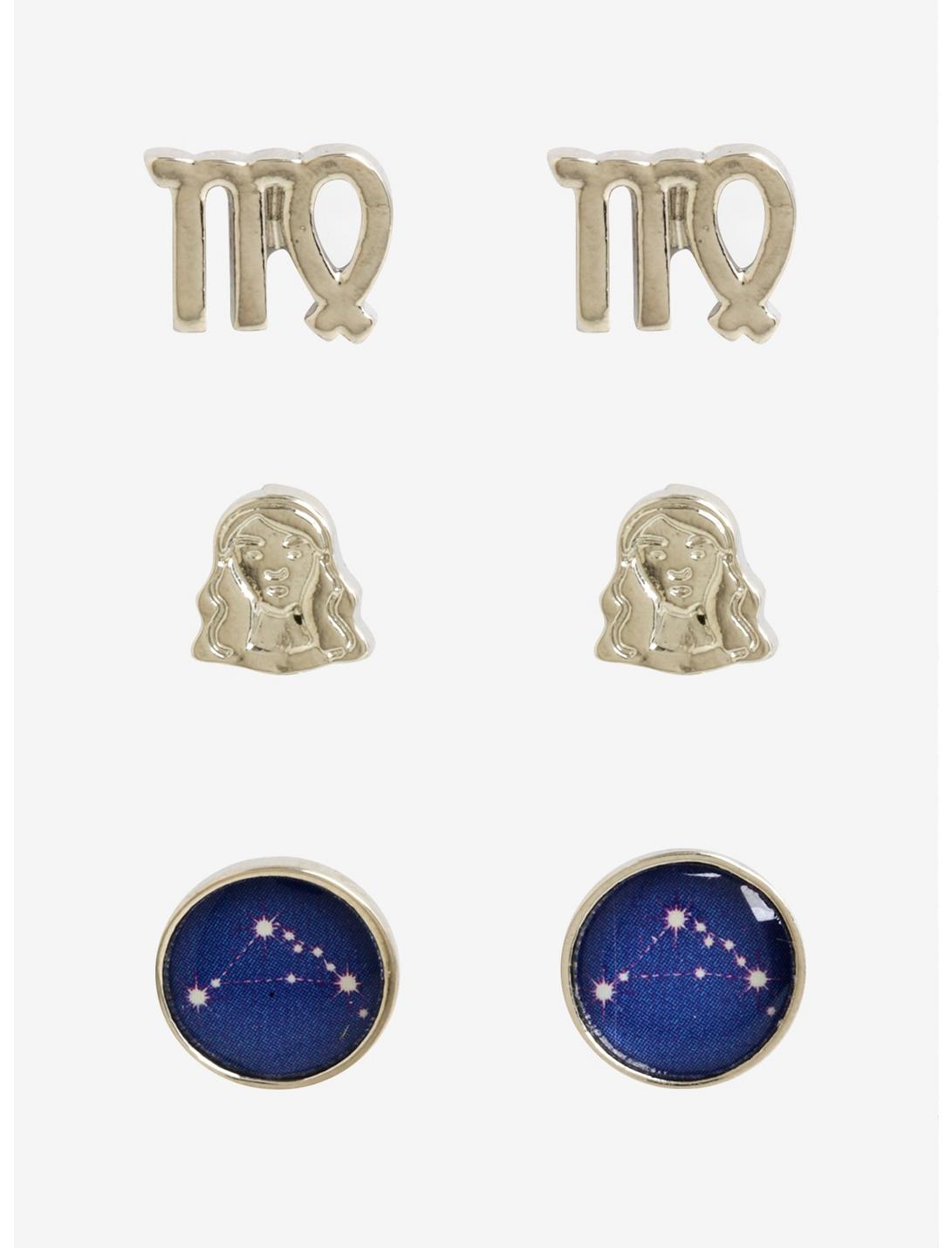 Virgo Zodiac Earring Set, , hi-res