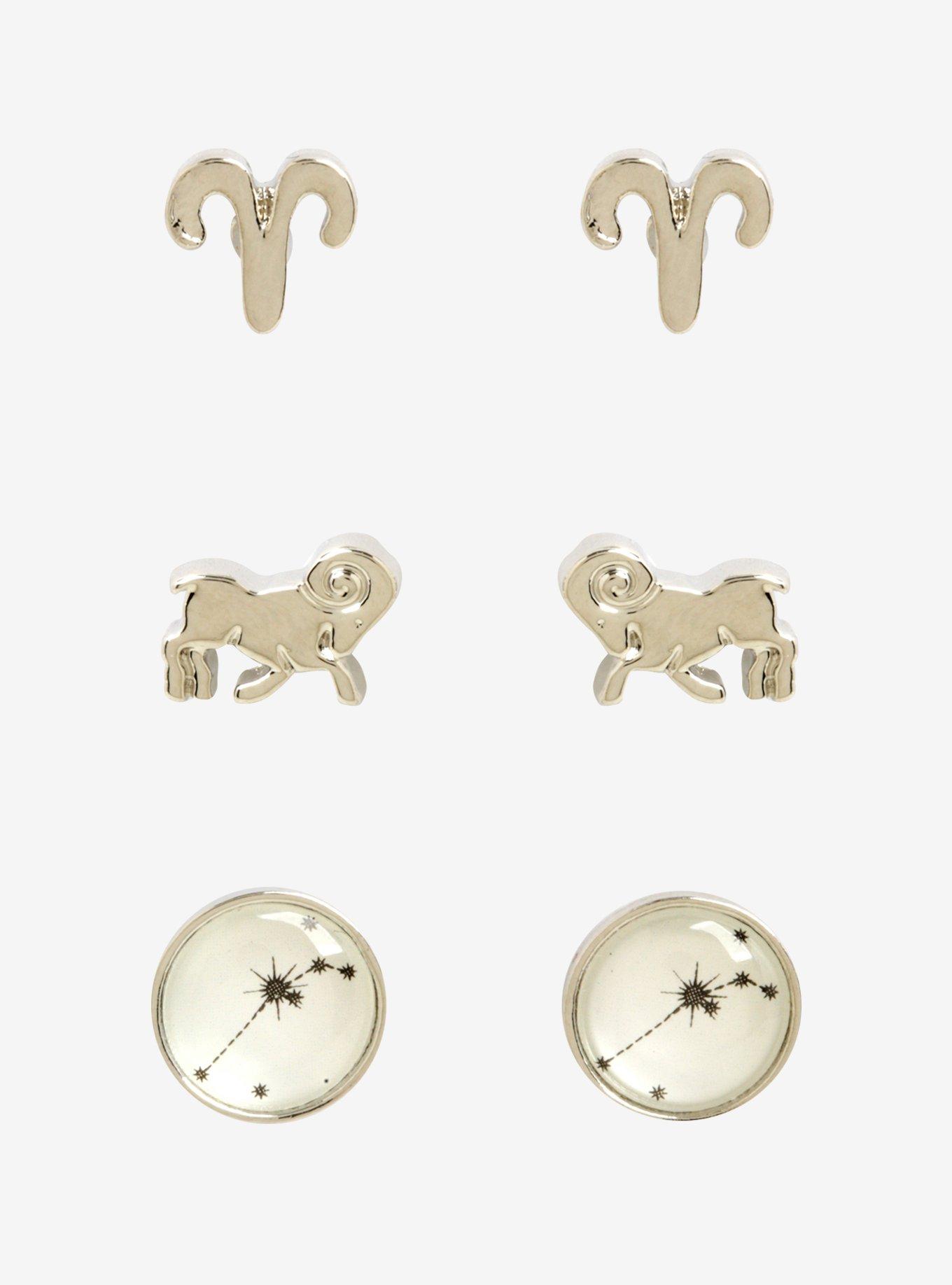 Aries Zodiac Earring Set, , hi-res