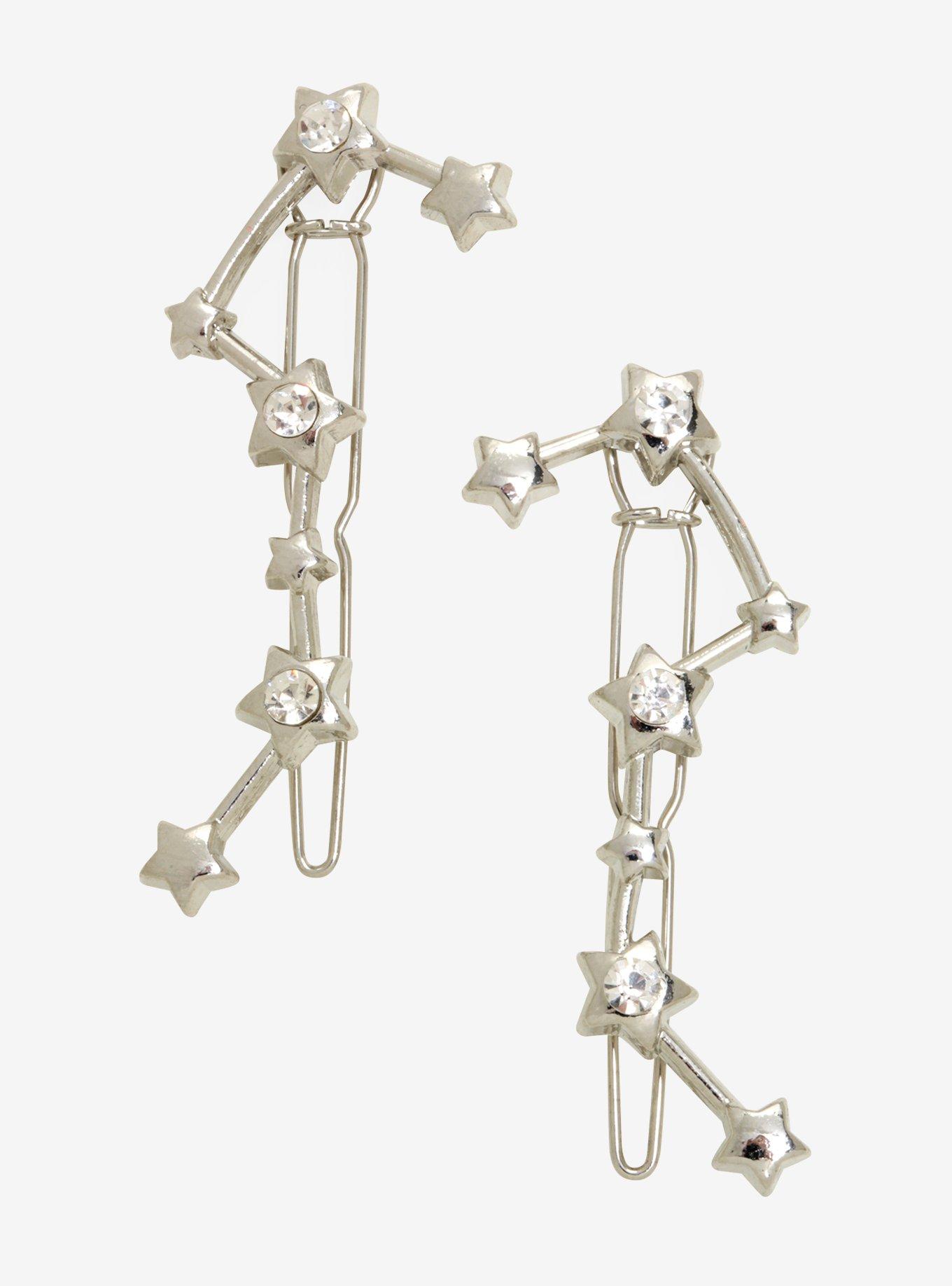 Ursa Minor Constellation Hair Clips, , hi-res