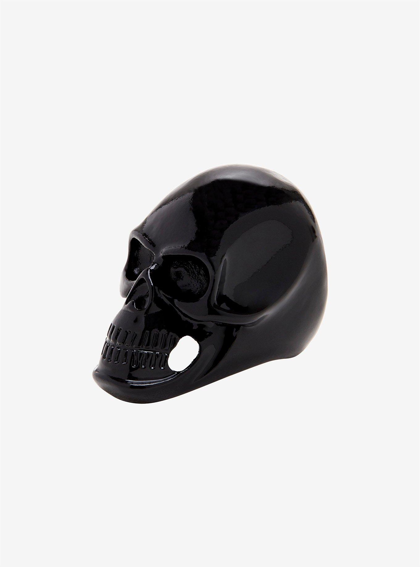 Black Metal Skull Ring, , hi-res