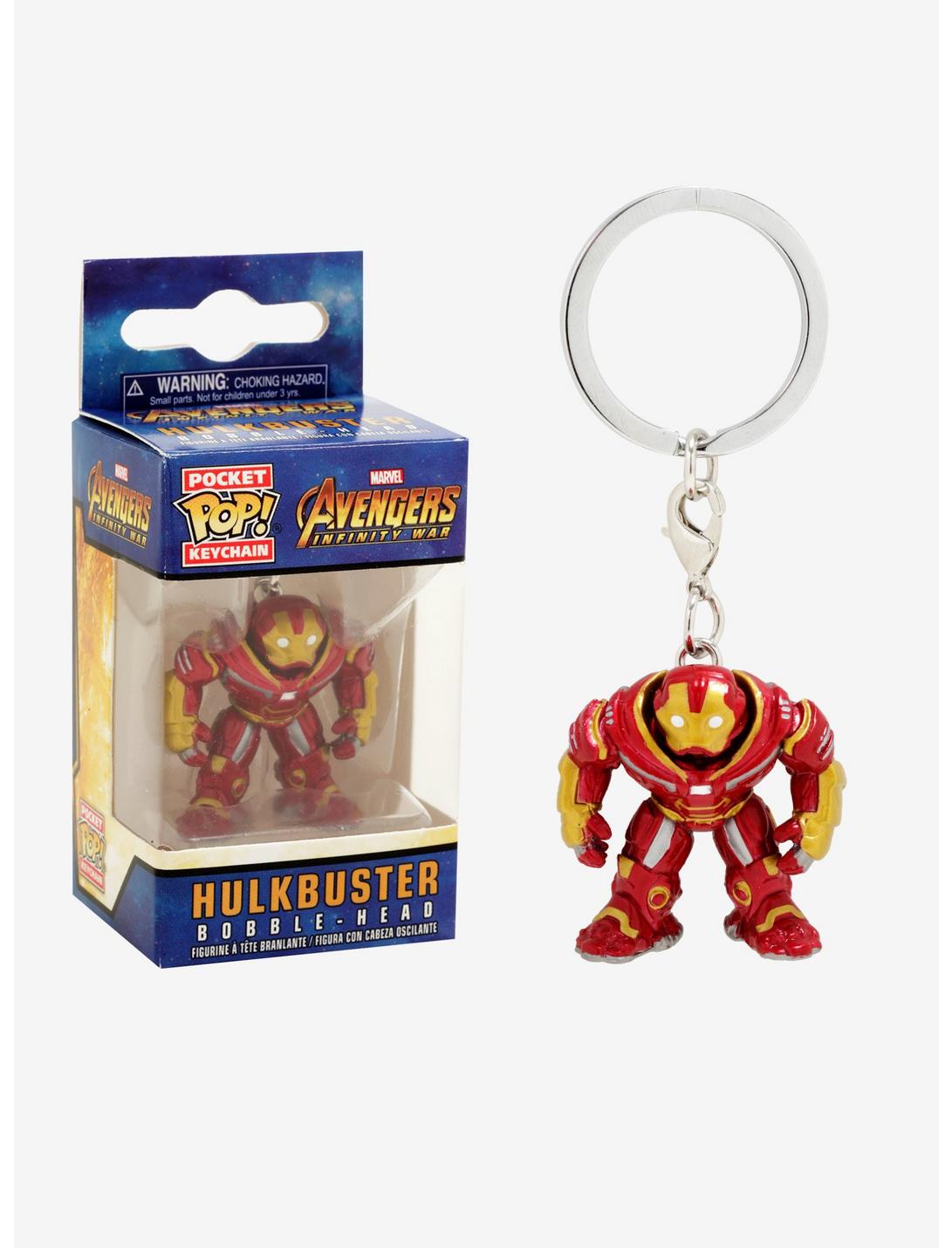 Funko Marvel Avengers: Infinity War Pocket Pop! Hulkbuster Key Chain, , hi-res