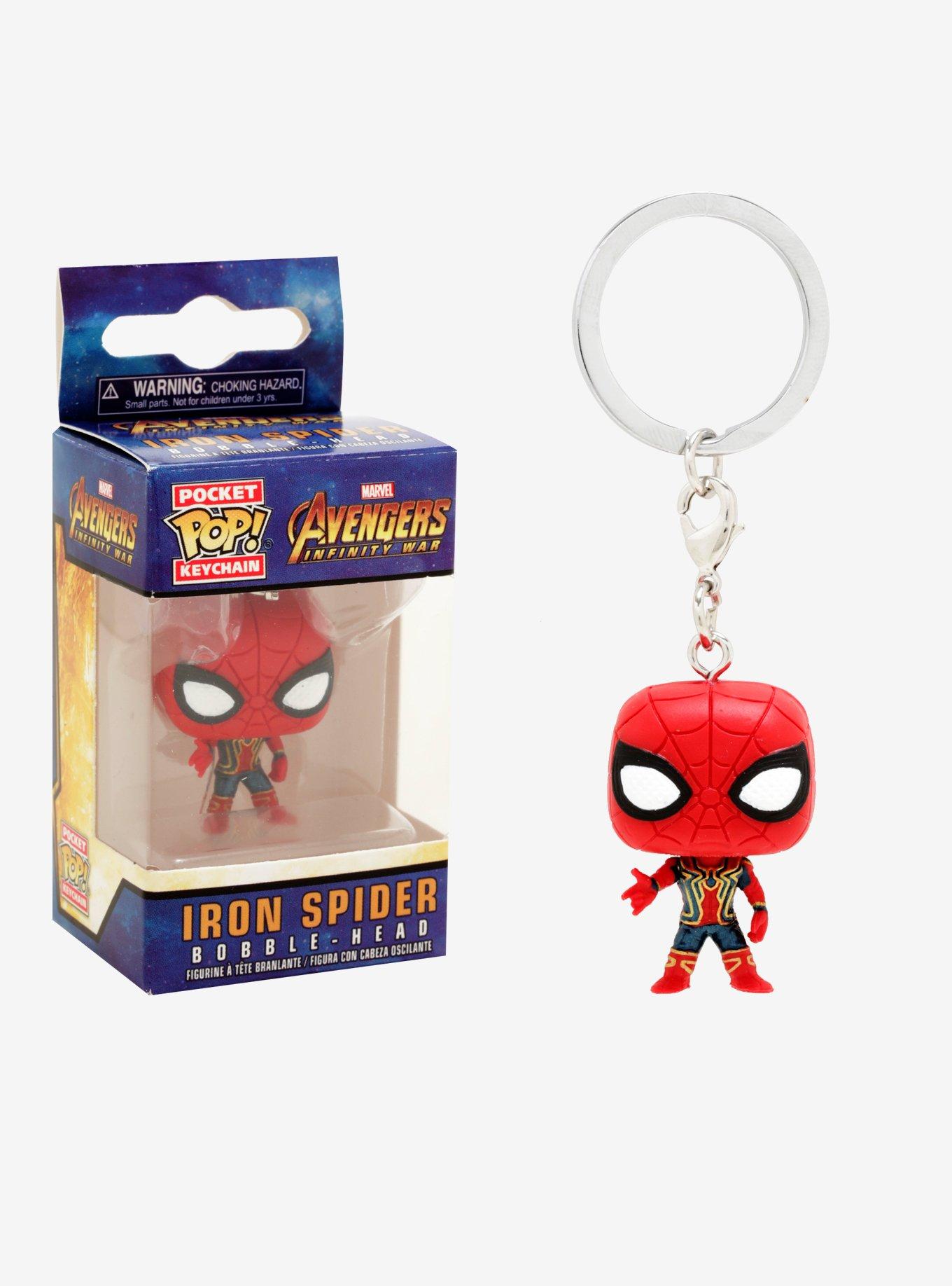 Funko Marvel Avengers: Infinity War Pocket Pop! Iron Spider Key Chain, , hi-res
