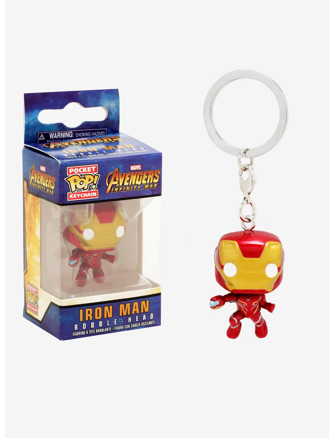 Funko Marvel Avengers: Infinity War Pocket Pop! Iron Man Key Chain, , hi-res