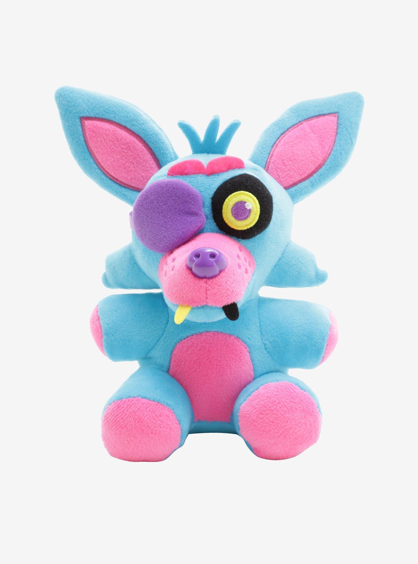 Funko Plushies Five Nights at Freddy's Blacklight Series Collectible Plush  (One Random) Neon Plushies and 2 My Outlet Mall Stickers 