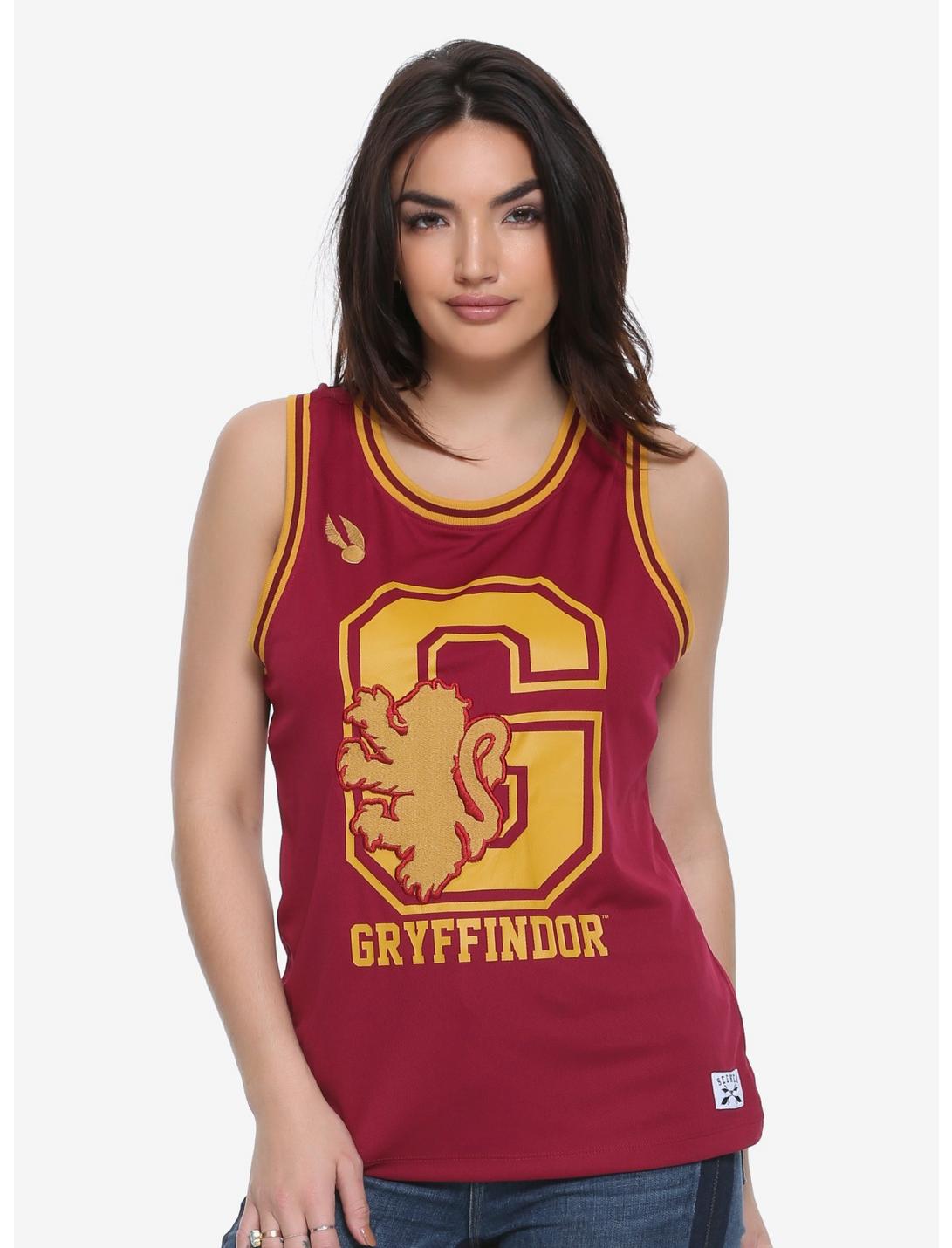 Harry Potter Gryffindor Womens Jersey - BoxLunch Exclusive, RED, hi-res