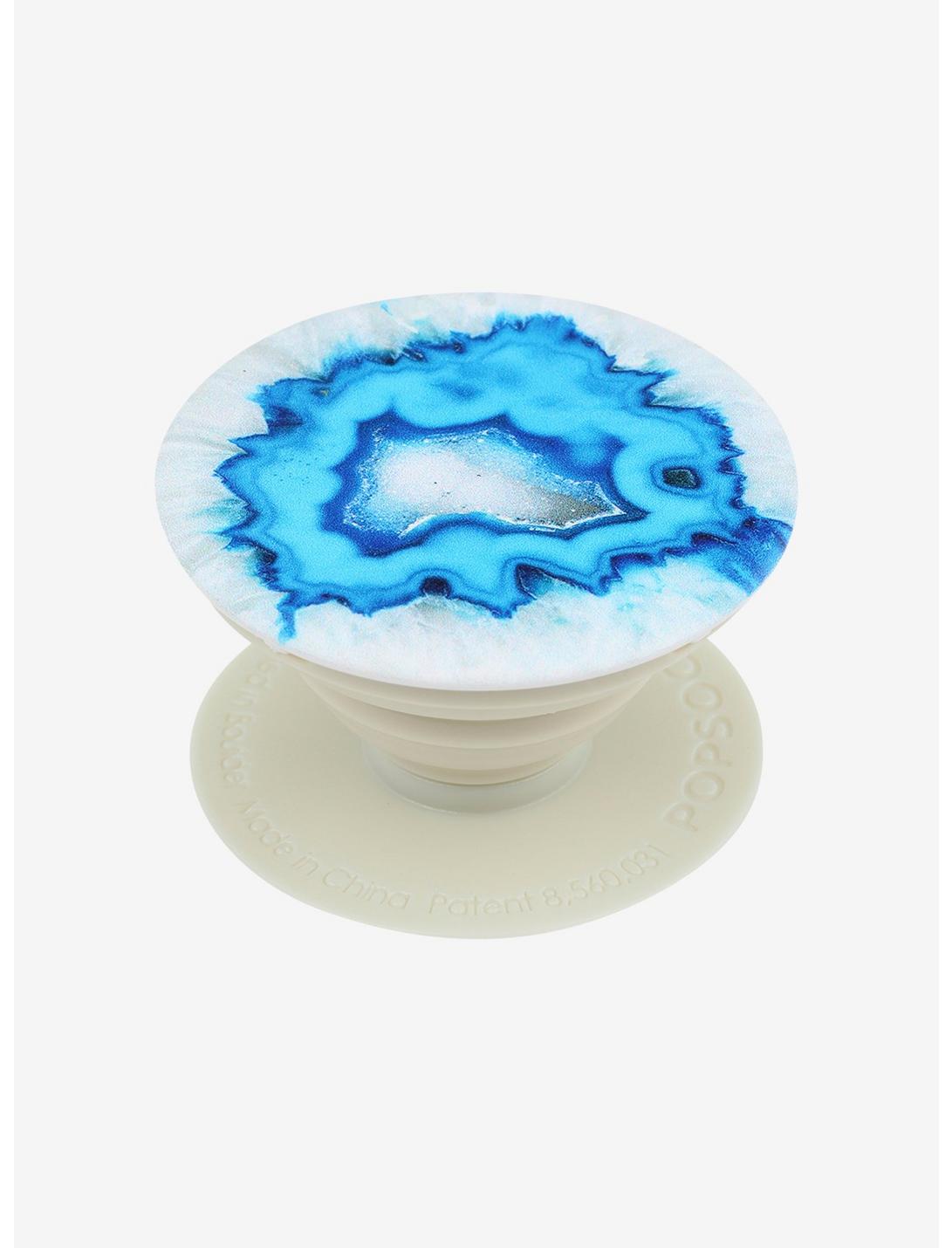 PopSockets Blue Agate Phone Grip & Stand, , hi-res