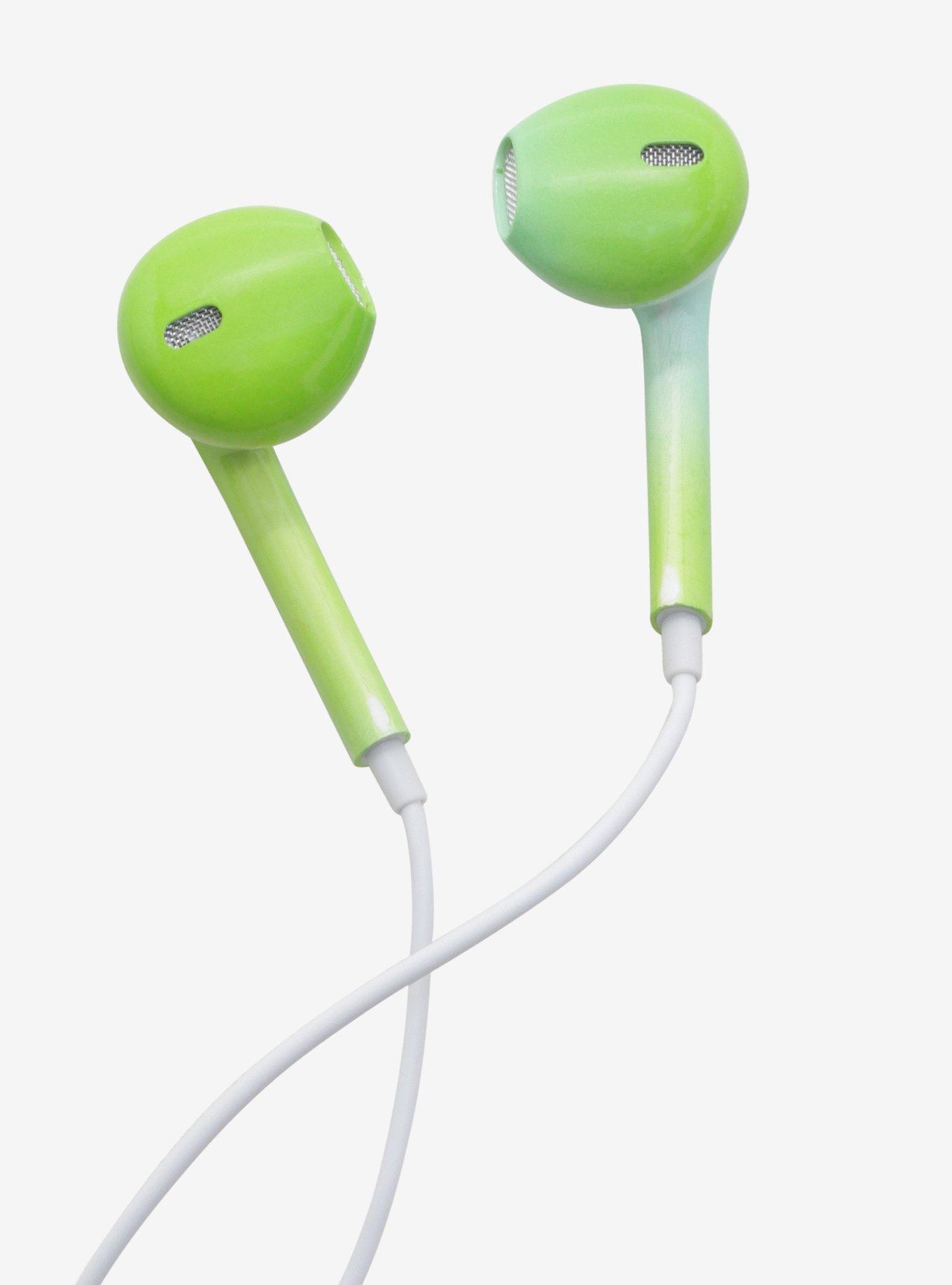Green & Blue Ombre Earbuds, , hi-res