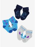 Disney Lilo & Stitch Cuffed Toddler Socks 3 Pair, , hi-res