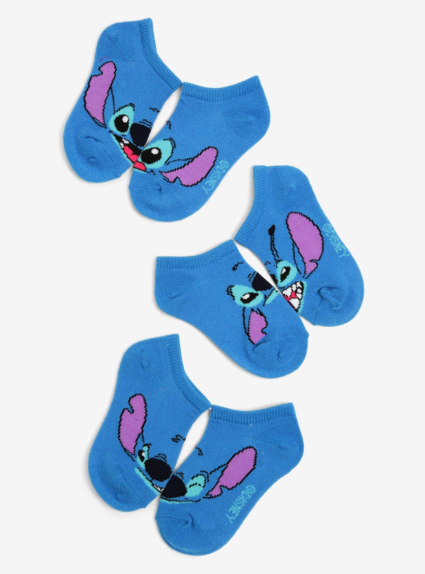 Disney Lilo & Stitch Mix And Match Toddler No-Show Socks 3 Pair, , hi-res