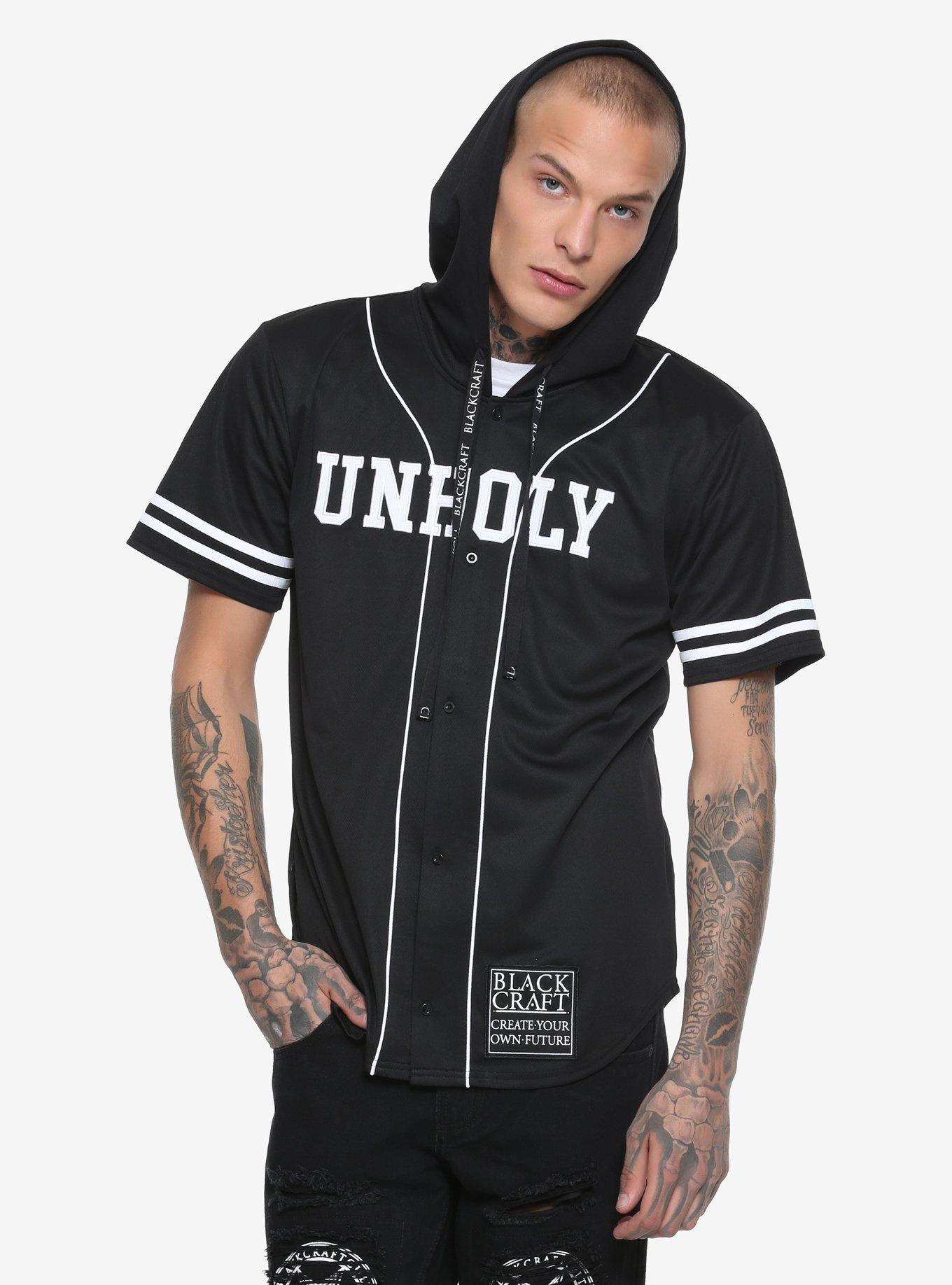 BlackCraft Unholy Hooded Jersey, BLACK, hi-res