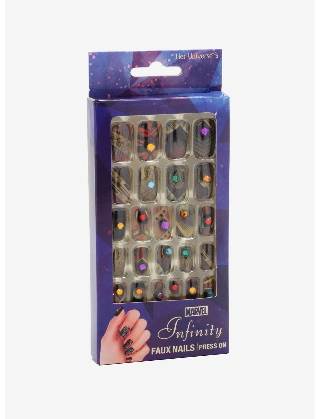 Her Universe Marvel Avengers: Infinity War Infinity Faux Nail Collection, , hi-res