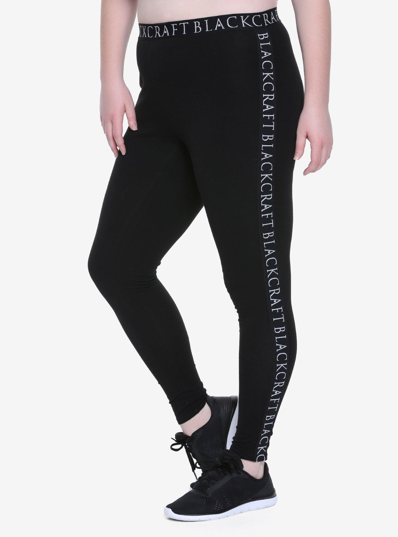 BlackCraft Logo Leggings Plus Size Hot Topic Exclusive, BLACK, hi-res