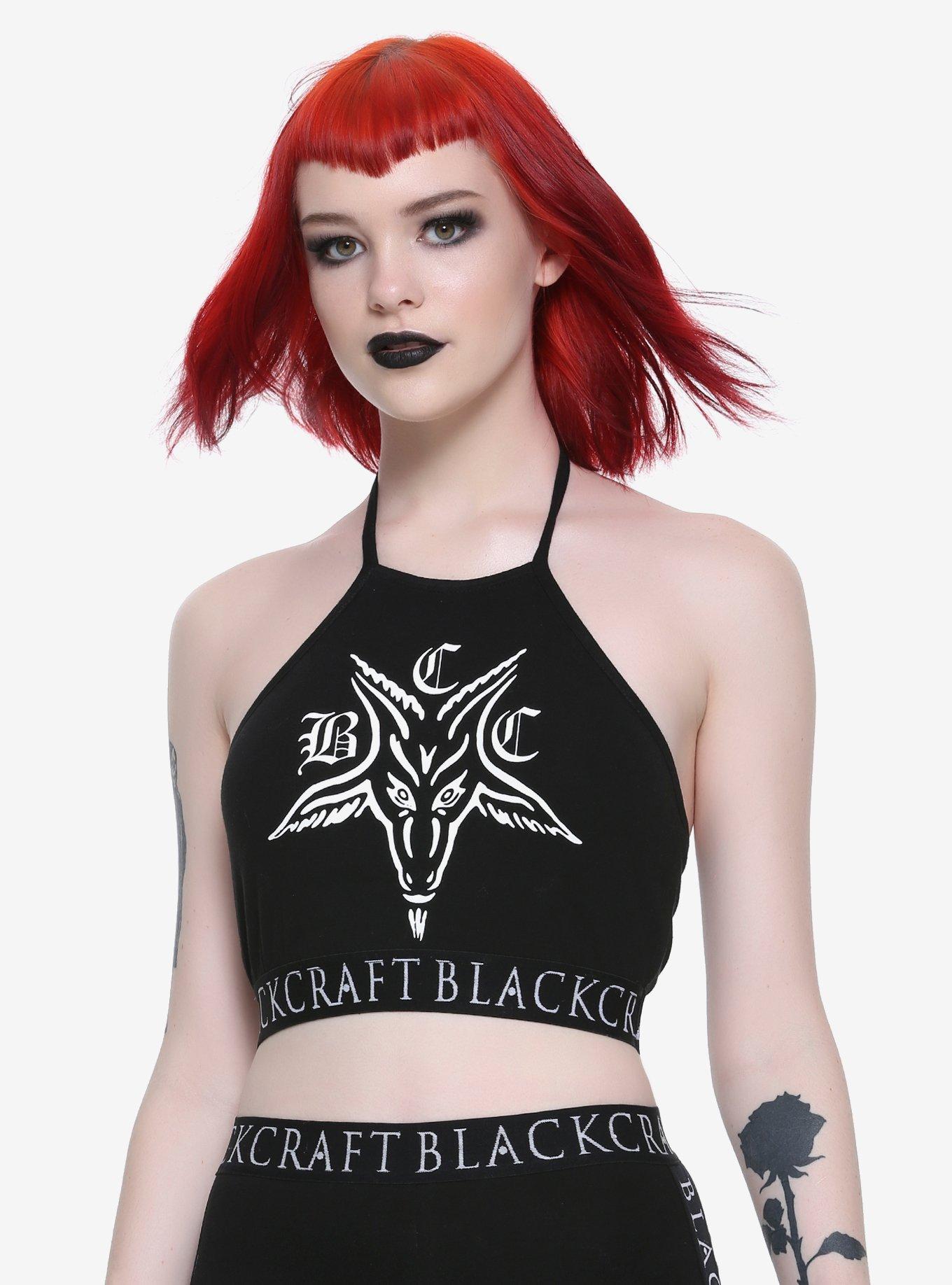 The Black Sabbath Halter Crop Top, RE.STATEMENT