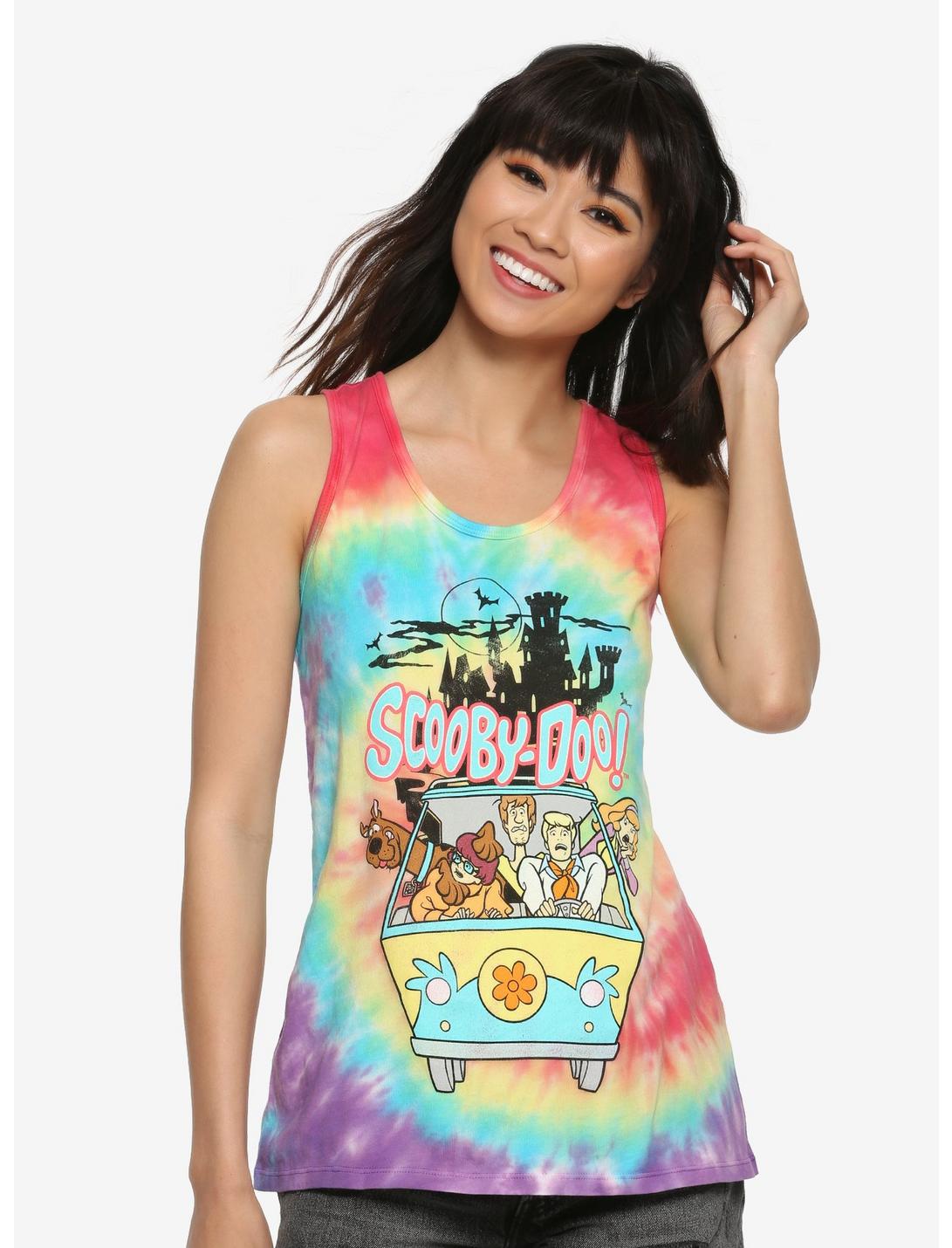 Scooby-Doo Mystery Machine Tie-Dye Girls Tank Top, TIE DYE, hi-res