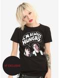 Riverdale Jughead Always Hungry Girls T-Shirt Hot Topic Exclusive, BLACK, hi-res