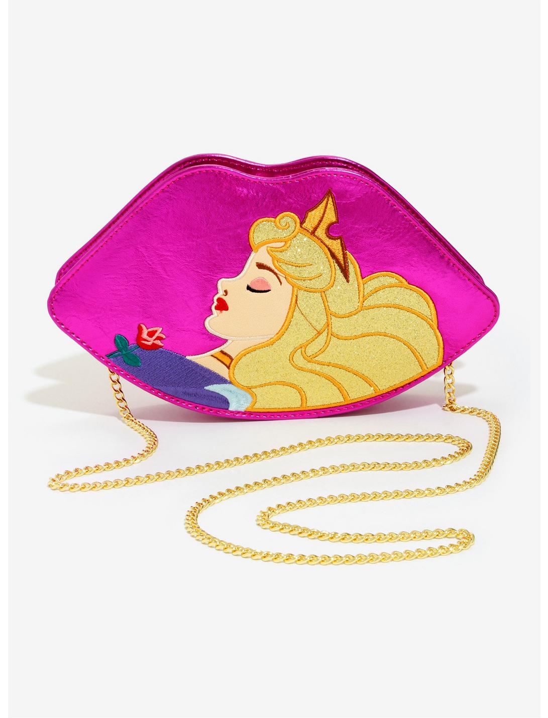 Danielle Nicole Disney Sleeping Beauty Lips Crossbody Bag, , hi-res
