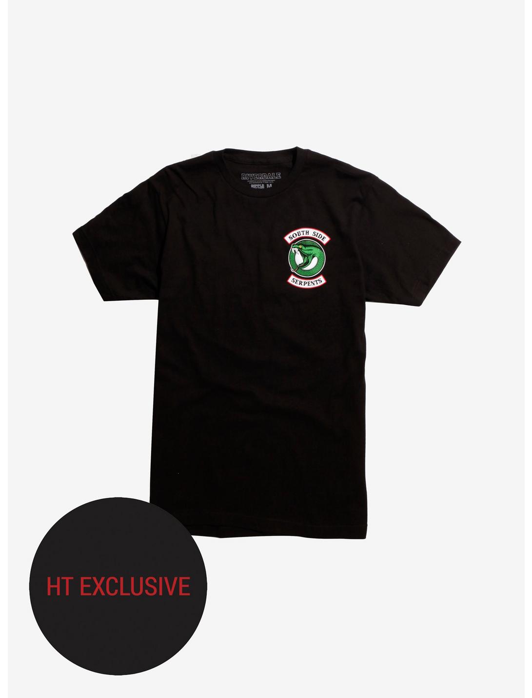 Riverdale Southside Serpents Circle Logo T-Shirt Hot Topic Exclusive, BLACK, hi-res