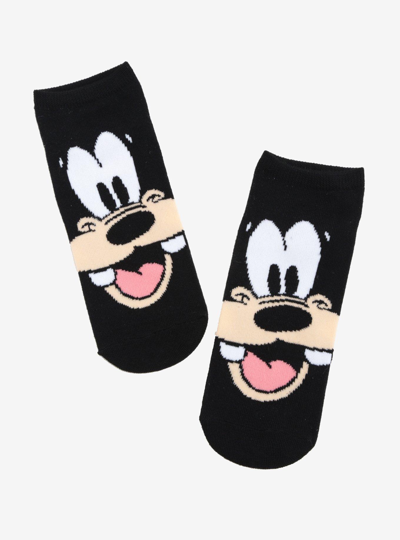 Disney Goofy Face No-Show Socks, , hi-res